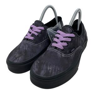 Vans Era Shoes Mens Size 6 Black Purple Tie Dye Low Top Canvas Skate Sneakers